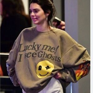 Lucky Me I See Ghosts Graphic Sweatshirt